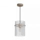 Pendule, Lustre suspendate - Pendul modern metal sand, tije din sticla Swizzle