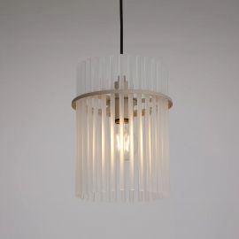 Pendule, Lustre suspendate - Pendul modern metal sand, tije din sticla Swizzle