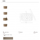 Garderobe - Cos decorativ pentru depozitare Sand
