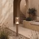 Stalp exterior din aluminiu LED IP65 CURV H-60cm