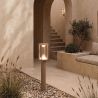 Stalp exterior din aluminiu LED IP65 CURV H-60cm