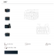 Garderobe - Cos decorativ pentru depozitare Dark Blue