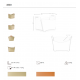 Garderobe - Cos decorativ pentru depozitare Sand
