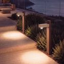 Stalp exterior LED Zet H-60cm, taupe/ maro cafeniu