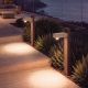 Stalpi - Stalp exterior LED Zet H-60cm, taupe/ maro cafeniu