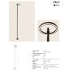Stalpi - Stalp exterior LED 20W HALO H-250cm