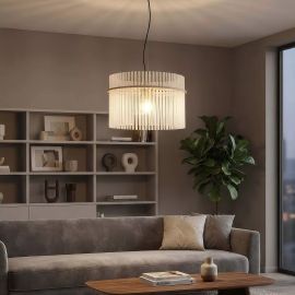 Pendule, Lustre suspendate - Lustra suspendata metal sand, tije din sticla Swizzle