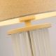 Veioze - Lampa de masa metal sand, tije din sticla Swizzle