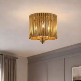 Lustre aplicate - Lustra aplicata tavan metal auriu Split 3Lt