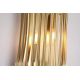 Aplice, corpuri de iluminat pentru pereti - Aplica de perete moderna metal auriu Split 2Lt