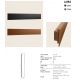 Aplice - Aplica perete exterior design liniar IP65 Aura cafeniu 60cm