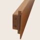 Aplice - Aplica perete exterior design liniar IP65 Aura cafeniu 60cm