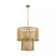 Pendule, Lustre suspendate - Lustra suspendata moderna metal auriu Split 9Lt