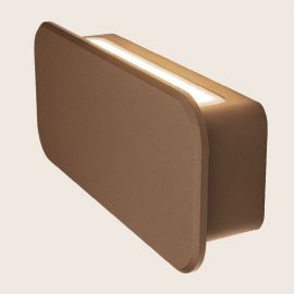 Aplica perete exterior aluminiu cafeniu IP54 SIRO