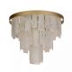 Lustre aplicate - Lustra aplicata metal auriu, sticla laptoasa Formalux 6Lt