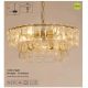 Pendule, Lustre suspendate - Lustra suspendata metal auriu, sticla Bowlight 5Lt