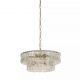 Pendule, Lustre suspendate - Lustra suspendata metal auriu, sticla Bowlight 5Lt