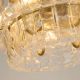 Pendule, Lustre suspendate - Lustra suspendata metal auriu, sticla Bowlight 5Lt