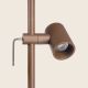 Stalpi - Stalp iluminat exterior decorativ cu tarus IP65 ARCO maro 24V