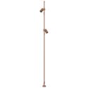 Stalp iluminat exterior decorativ cu tarus IP65 ARCO maro 24V