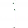 Stalp iluminat exterior decorativ cu tarus IP65 ARCO verde 24V