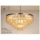 Candelabre, Lustre - Lustra suspendata Alba 13Lt, antic brass/ champagne