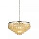 Candelabre, Lustre - Lustra suspendata Alba 13Lt, antic brass/ champagne