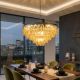 Candelabre, Lustre - Lustra suspendata Alba 13Lt, antic brass/ champagne