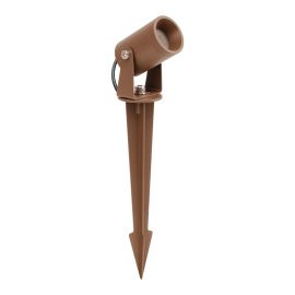 Stalpi - Proiector cu Tarus iluminat exterior decorativ IP65 ARCO maro 24V