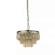 Pendule, Lustre suspendate - Lustra suspendata Alba 4Lt, antic brass/ champagne
