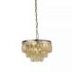 Pendule, Lustre suspendate - Lustra suspendata Alba 4Lt, antic brass/ champagne
