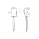 Tarusi - Proiector cu Tarus iluminat exterior decorativ IP65 ARCO maro 24V
