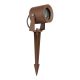 Proiector cu Tarus iluminat exterior decorativ IP65 ARCO maro 24V