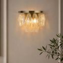 Aplica de perete Alba 2Lt, antic brass/ champagne