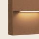 Spoturi - Spot LED de Exterior pentru Scari si Soclu IP65 2700K-3000K NOX maro