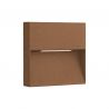 Spot LED de Exterior pentru Scari si Soclu IP65 2700K-3000K NOX maro