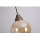 Pendule, Lustre suspendate - Pendul Opus Lux, Sticla Amber si Metal Bronz, LED CCT