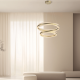 Pendule, Lustre suspendate - Lustra LED suspendata, metal auriu periat si cristale, Crystalline 80cm