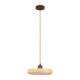 Pendule, Lustre suspendate - Lustra LED din piatra naturala si lemn NATURAL STONE