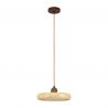 Lustra LED din piatra naturala si lemn NATURAL STONE