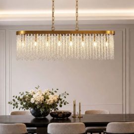 Candelabre, Lustre - Lustra premium pentru Mesa Dining sau Insula Bucatarie, Bella 8Lt