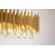 Candelabre, Lustre - Lustra pentru Insula Bucatarie sau Dining, Belle 16Lt, metal auriu si cristale