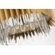Pendule, Lustre suspendate - Lustra suspendata diametru 50cm, Belle 12Lt, metal auriu si cristale