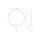 Aplice, corpuri de iluminat pentru pereti - Aplica de perete design circular, lumina ambientala LED 23W, aluminiu negru