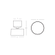 Plafoniere cu spoturi, Spoturi aplicate - Spot aplicat LED 10W, directionabil, auriu mat