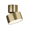 Spot aplicat LED 10W, directionabil, auriu mat