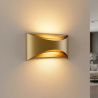 Aplica perete iluminat ambiental sus si jos Leon LED, Gold
