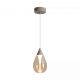 Pendule, Lustre suspendate - Lustra, Pendul LED sand cu sticla sampanie Pear