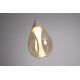 Pendule, Lustre suspendate - Lustra, Pendul LED sand cu sticla sampanie Pear
