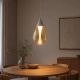 Lustra, Pendul LED sand cu sticla sampanie Pear